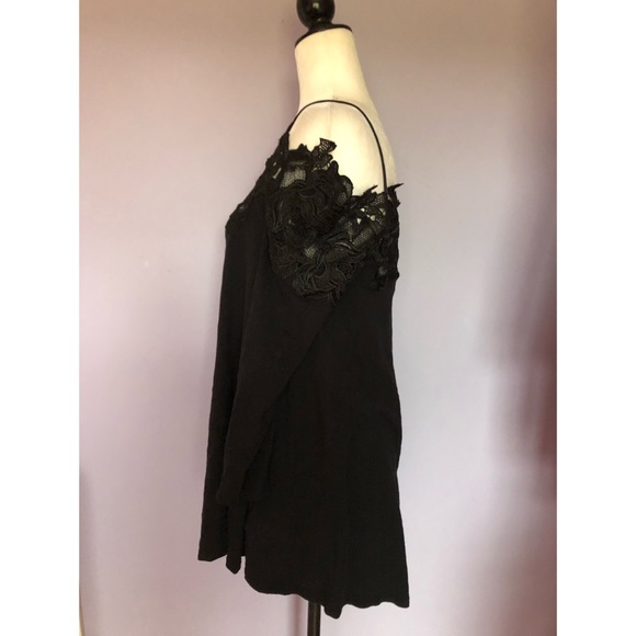 Anthropologie Meadow Rue Lace Line Blouse - Picture 6 of 6